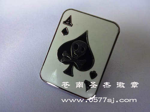 JTL- 扑克牌景泰蓝徽章